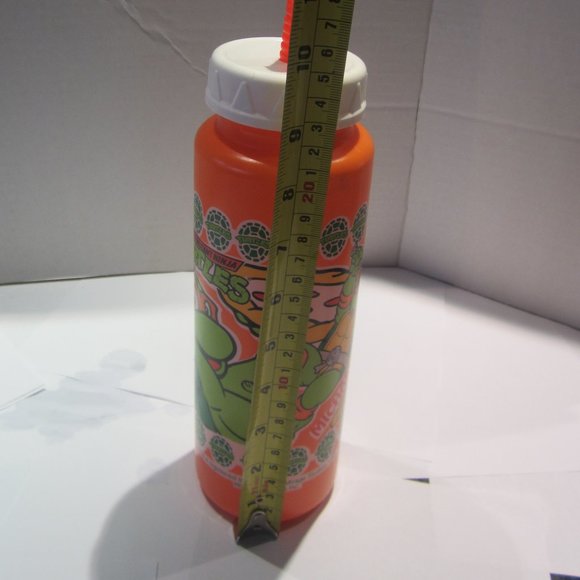 TMNT Vintage Michaelangelo Water Bottle 1990 Mirage Studios - Picture 11 of 11